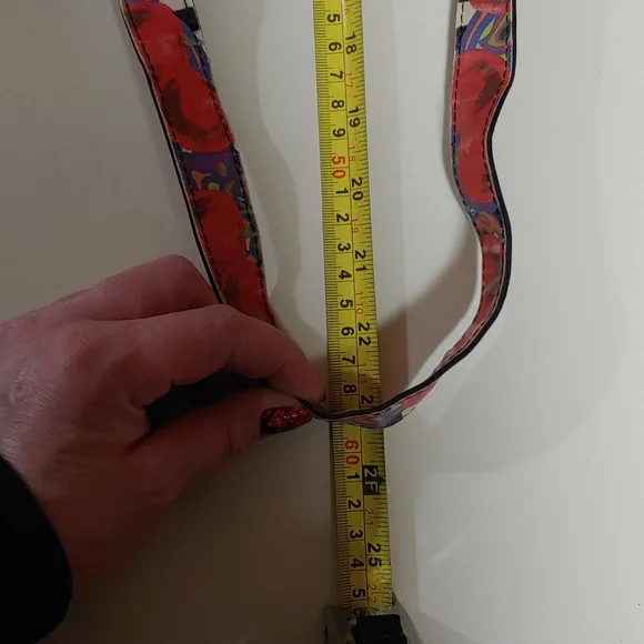 Betsey Johnson Cherries and Stripes Crossbody Saddle Bag - Picture 13 of 17